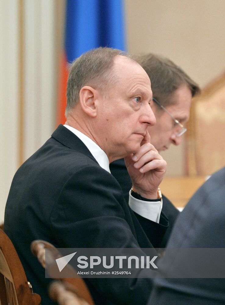 Vladimir Putin chairs Russian Security Council meeting