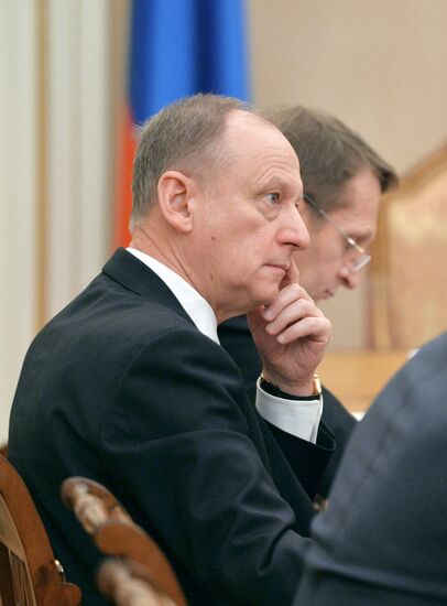 Vladimir Putin chairs Russian Security Council meeting