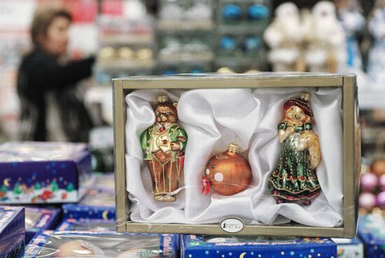 Christmas sale in food stores