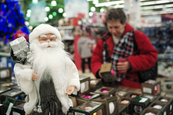 Christmas sale in food stores