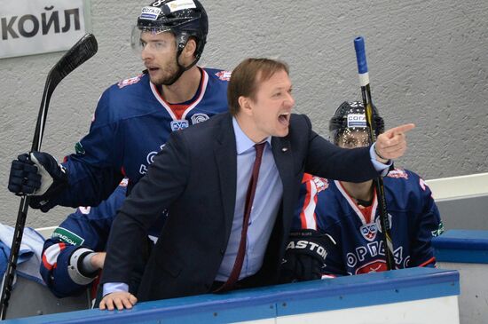 Kontinental Hockey League. Torpedo vs. Dynamo (Moscow)
