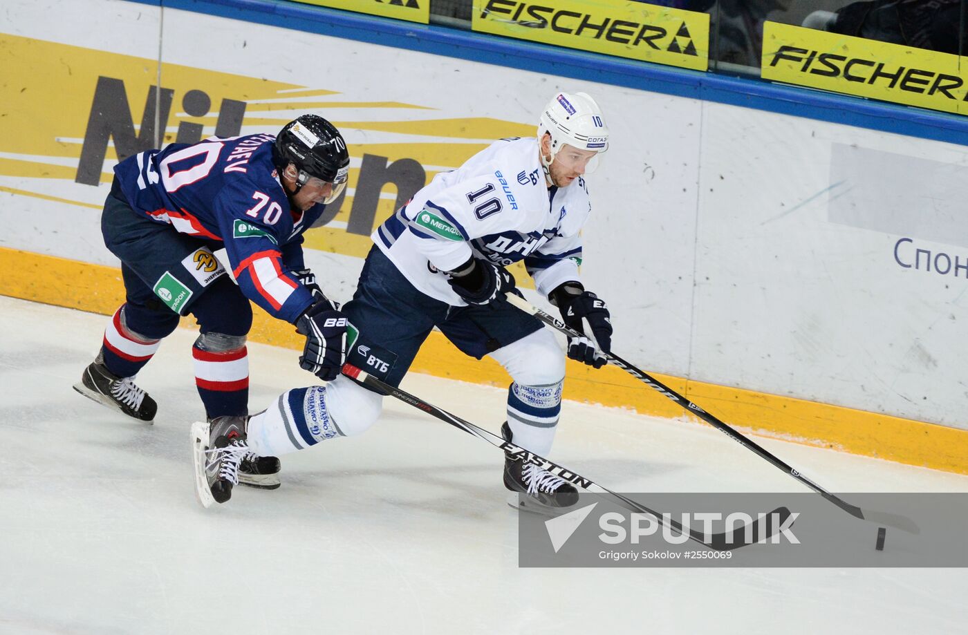 Kontinental Hockey League. Torpedo vs. Dynamo (Moscow)