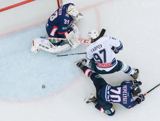 Kontinental Hockey League. Torpedo vs. Dynamo (Moscow)