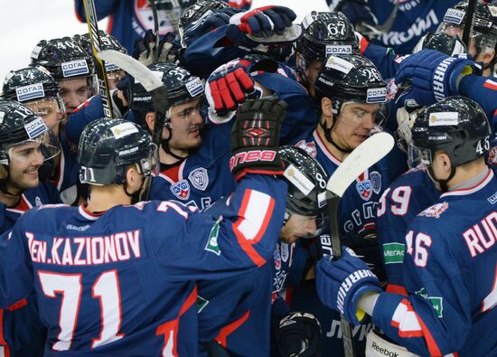 Kontinental Hockey League. Torpedo vs. Dynamo (Moscow)