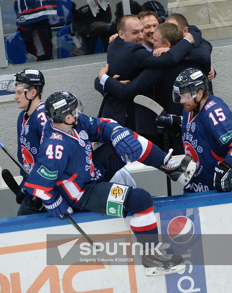 Kontinental Hockey League. Torpedo vs. Dynamo (Moscow)
