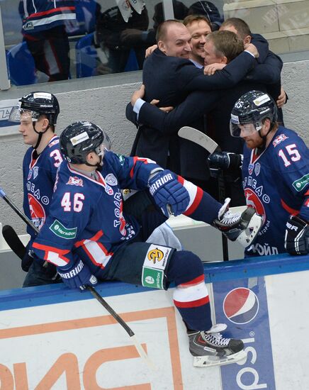 Kontinental Hockey League. Torpedo vs. Dynamo (Moscow)