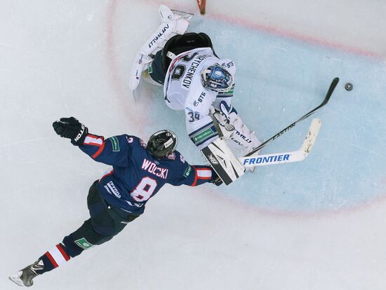 Kontinental Hockey League. Torpedo vs. Dynamo (Moscow)