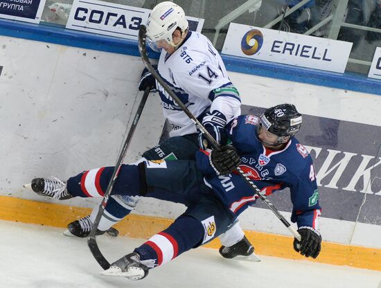 Kontinental Hockey League. Torpedo vs. Dynamo (Moscow)