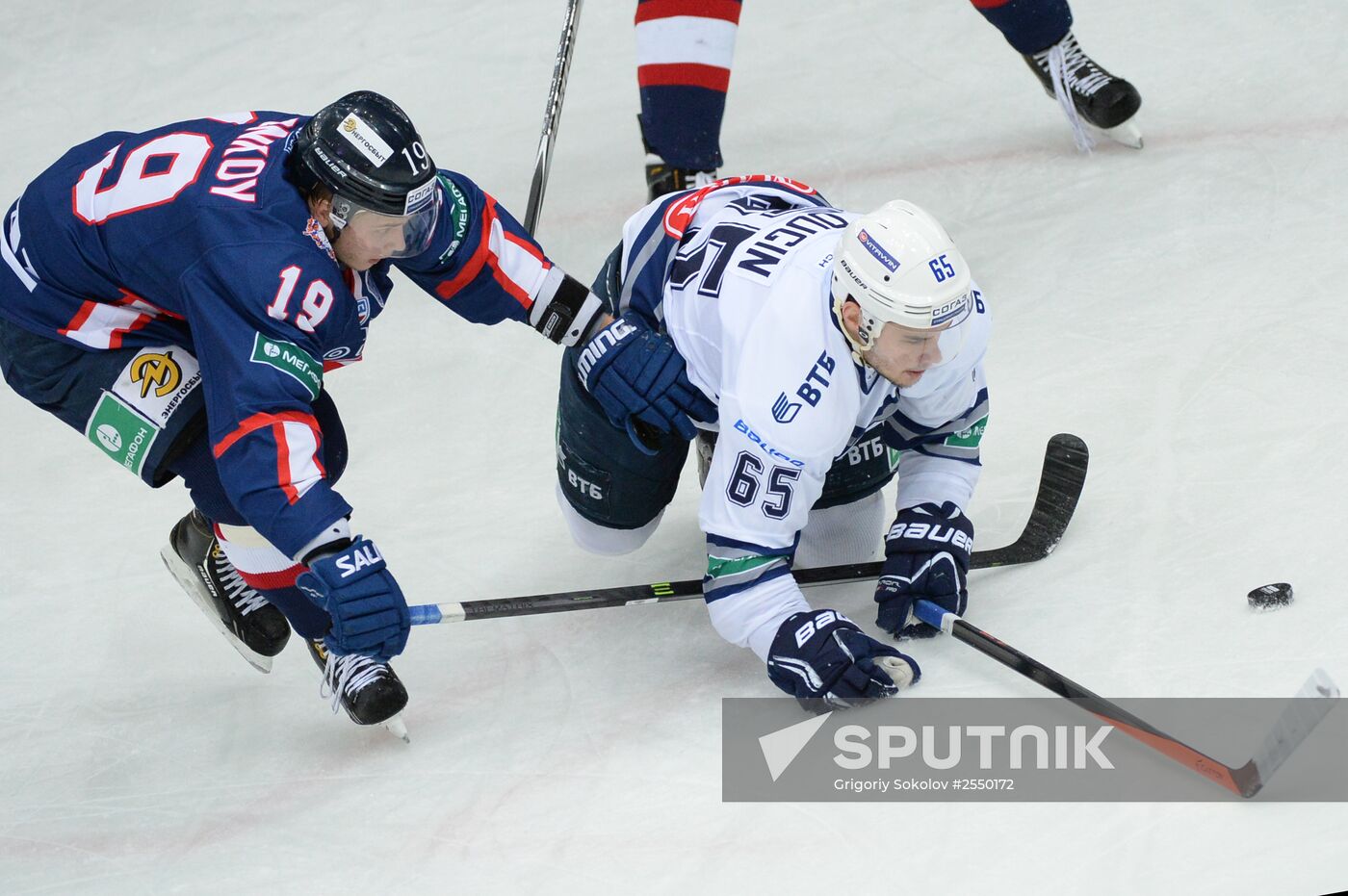 Kontinental Hockey League. Torpedo vs. Dynamo (Moscow)