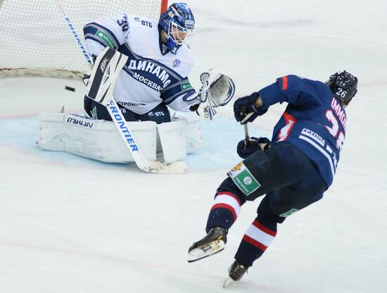 Kontinental Hockey League. Torpedo vs. Dynamo (Moscow)