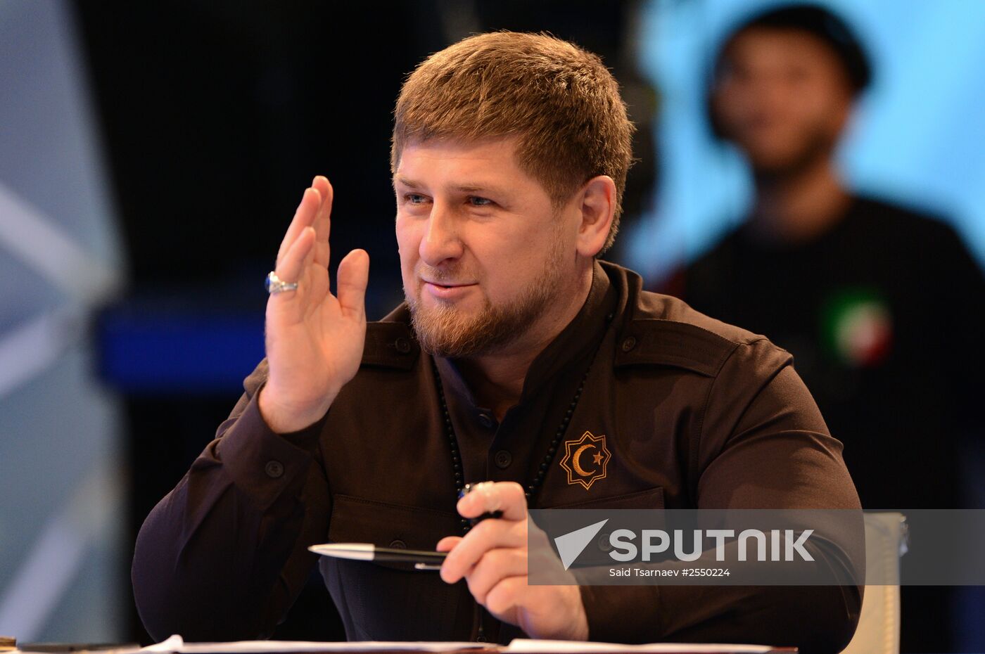 Ramzan Kadyrov holds press conference