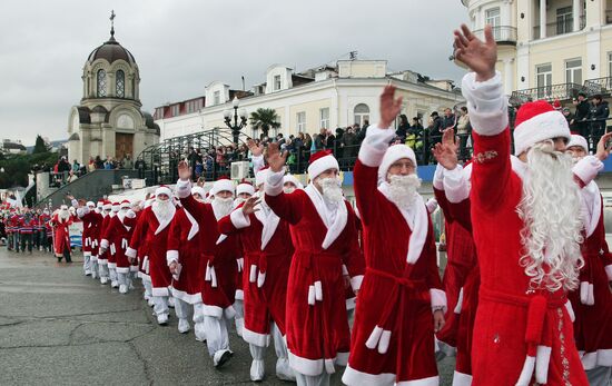 Frost Parade in Yalta
