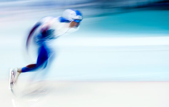 Russian Allround Speed Skating Championships. Day 1