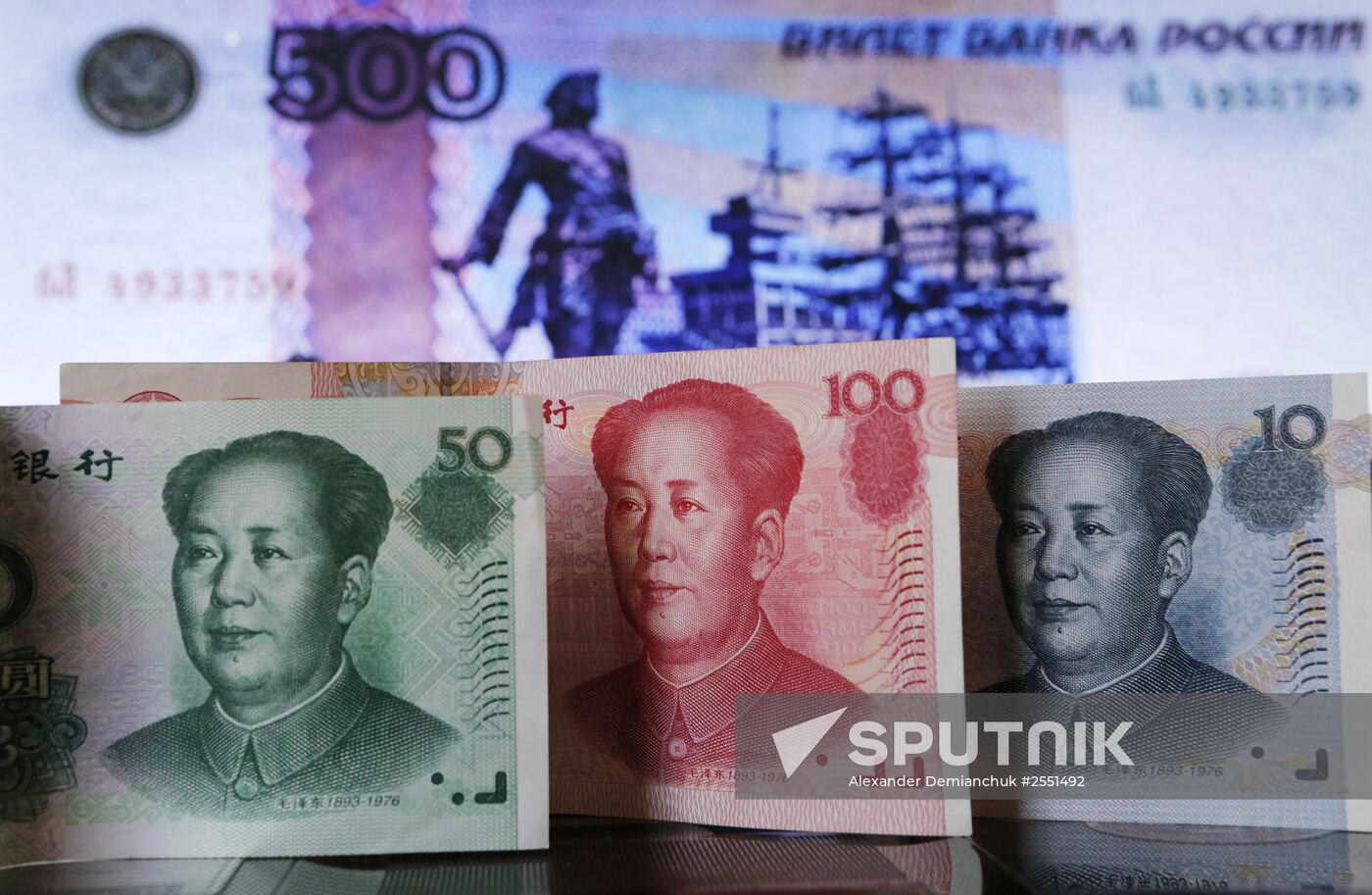 Ruble and Yuan