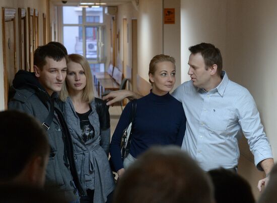 Navalny brothers sentenced at Zamoskvoretsky Court