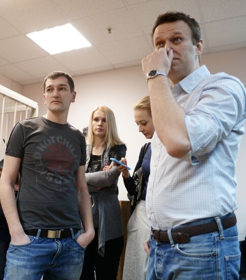 Navalny brothers sentenced at Zamoskvoretsky Court