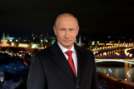 Vladimir Putin gives New Year's address