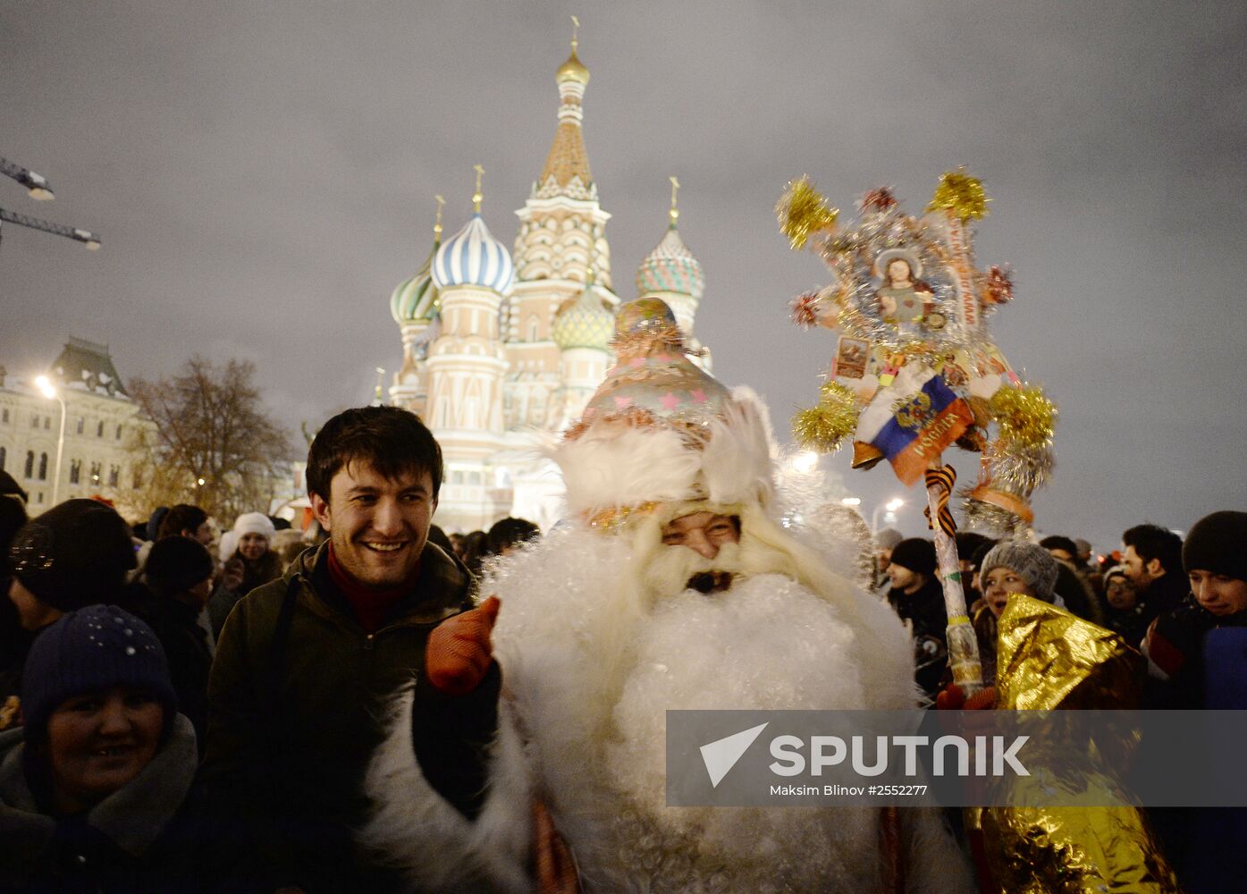 New Year celebration on Red Square