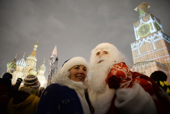 New Year celebration on Red Square