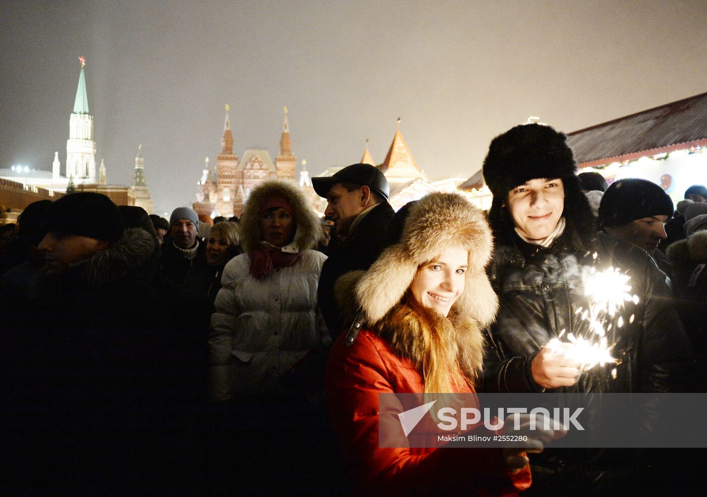New Year celebration on Red Square