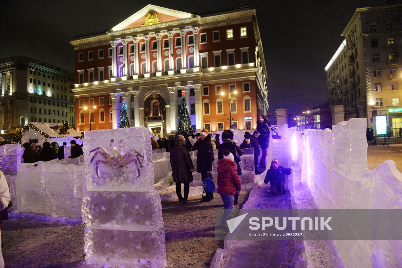 New Year celebration on Red Square