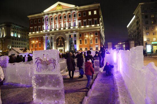 New Year celebration on Red Square