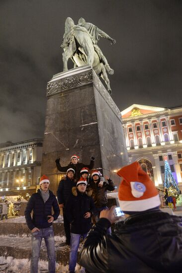 New Year celebration on Red Square