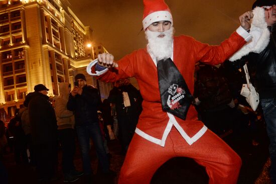 New Year celebration on Red Square