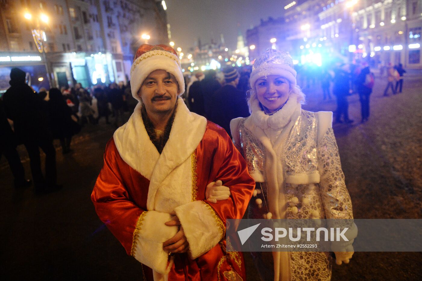 New Year celebration on Red Square