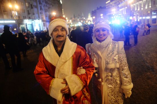 New Year celebration on Red Square