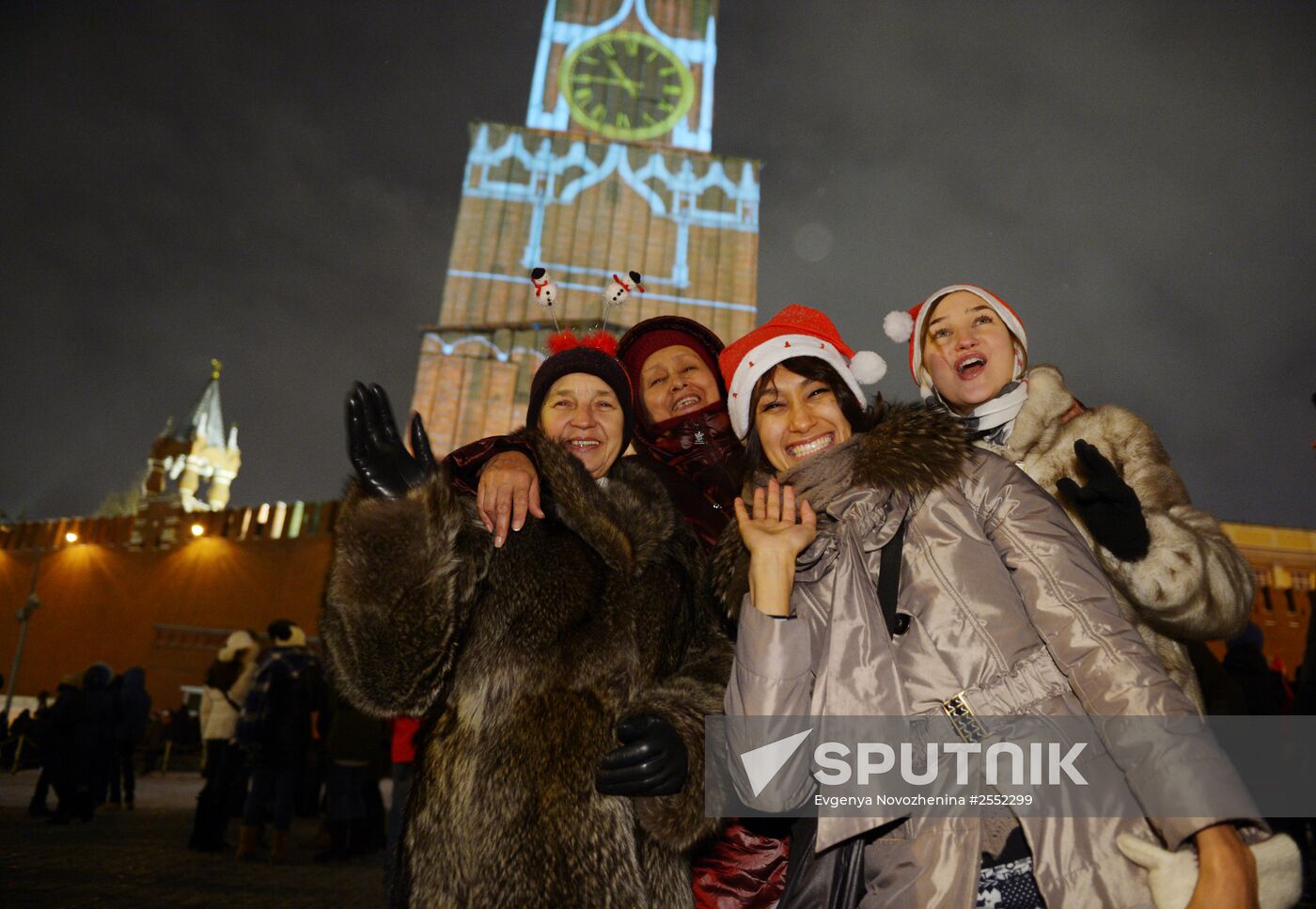 New Year celebration on Red Square