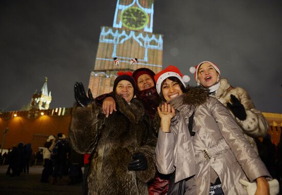 New Year celebration on Red Square