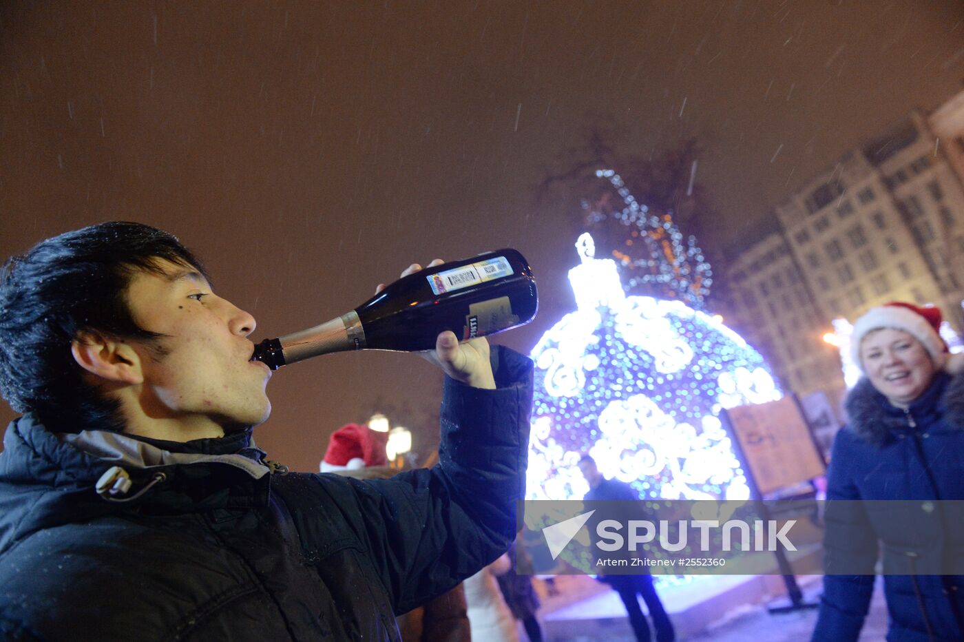 New Year celebration on Red Square