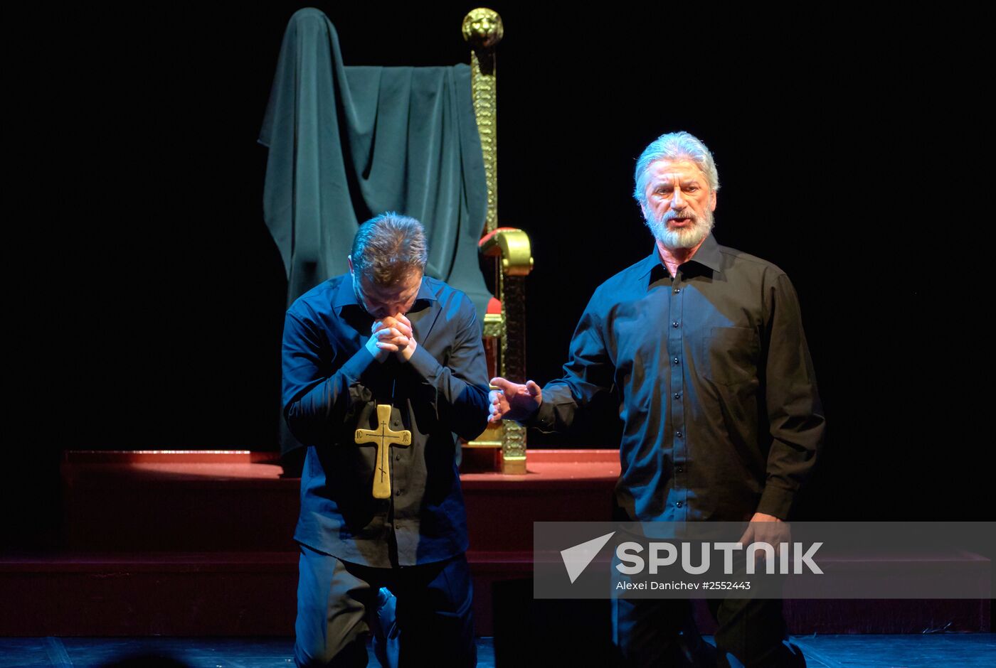 Dress rehearsal of "Tsar Boris" opera