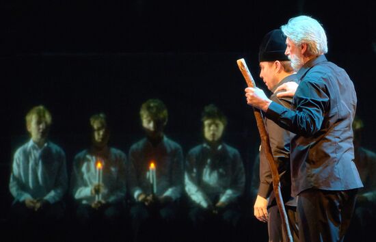Dress rehearsal of "Tsar Boris" opera