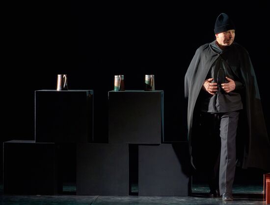 Dress rehearsal of "Tsar Boris" opera