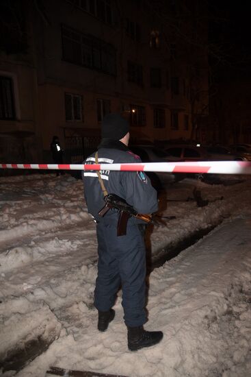 Explosion near volunteer center in Odessa