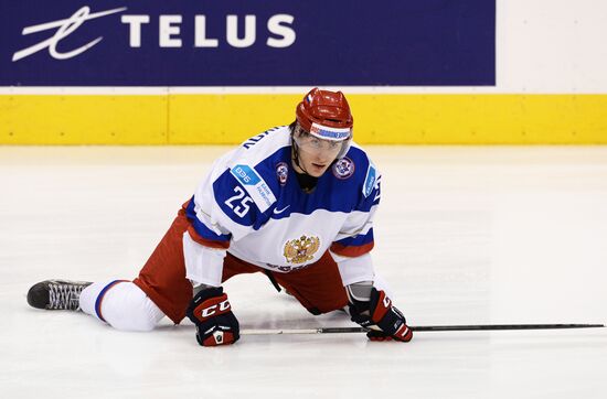 Ice Hockey World Junior Championships. Canada vs. Russia