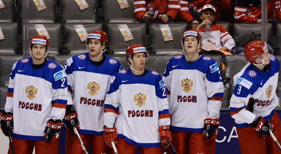 Ice Hockey World Junior Championships. Canada vs. Russia