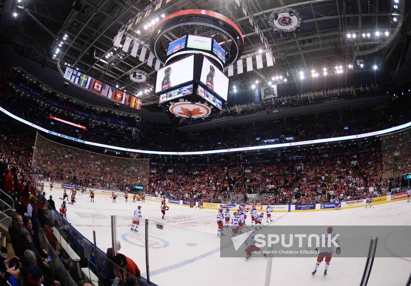 Ice Hockey World Junior Championships. Canada vs. Russia