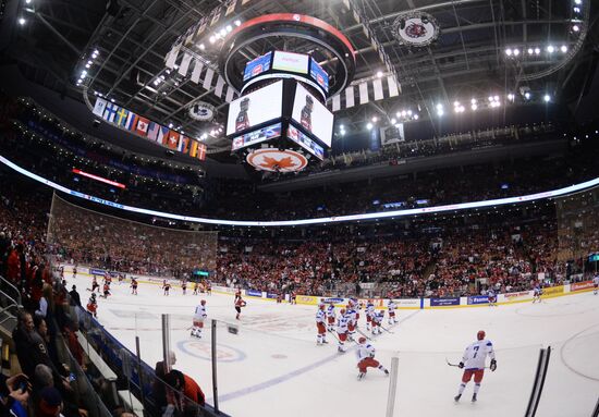 Ice Hockey World Junior Championships. Canada vs. Russia