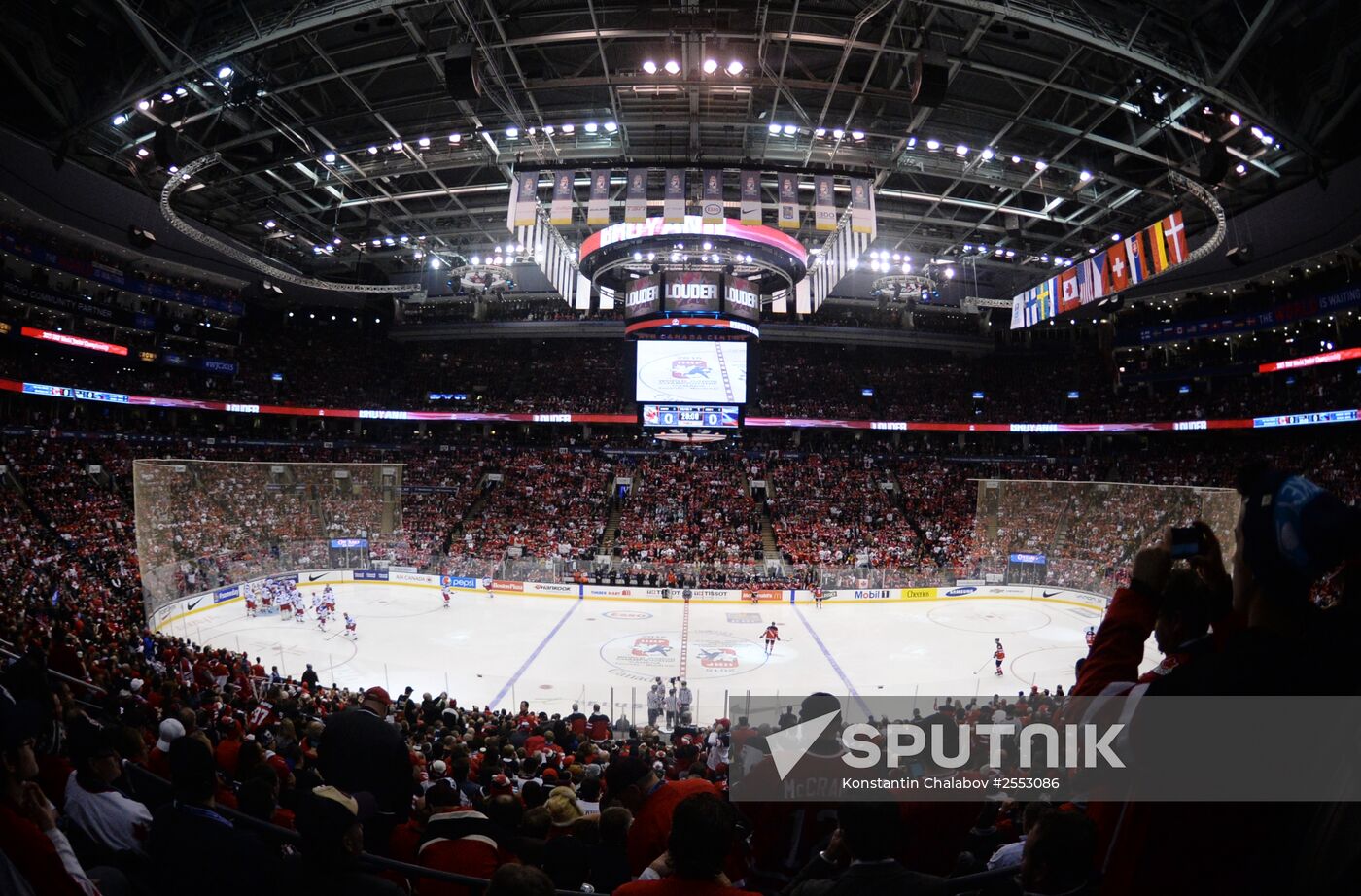 Ice Hockey World Junior Championships. Canada vs. Russia