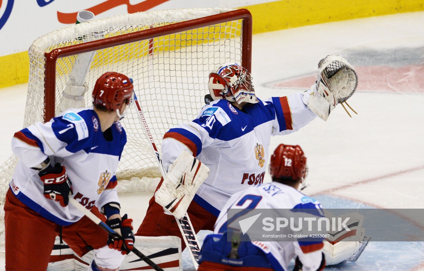 Ice Hockey World Junior Championships. Canada vs. Russia