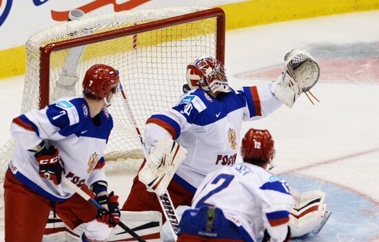 Ice Hockey World Junior Championships. Canada vs. Russia