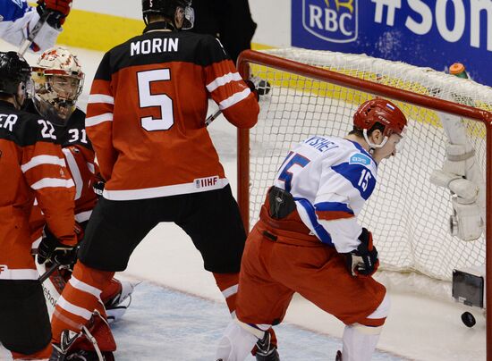 Ice Hockey World Junior Championships. Canada vs. Russia