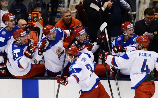 Ice Hockey World Junior Championships. Canada vs. Russia