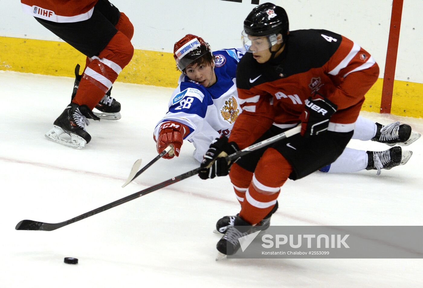Ice Hockey World Junior Championships. Canada vs. Russia