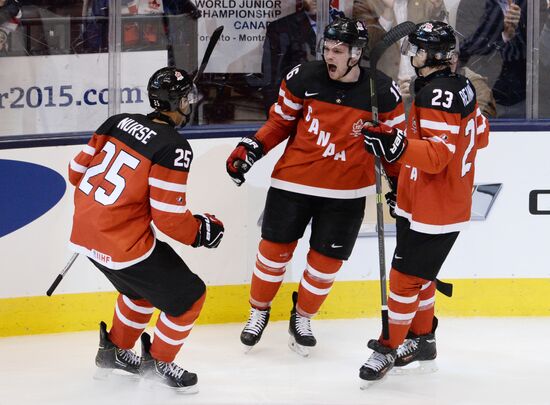 Ice Hockey World Junior Championships. Canada vs. Russia