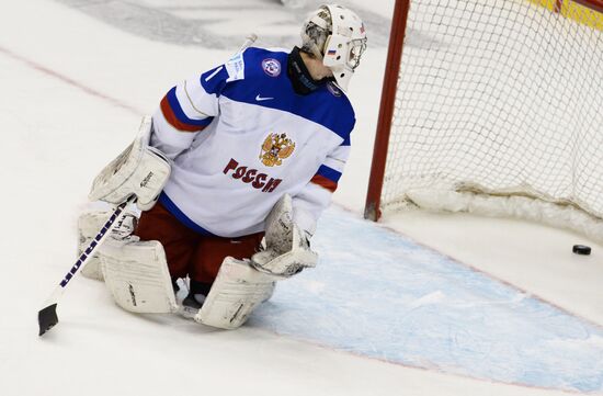 Ice Hockey World Junior Championships. Canada vs. Russia