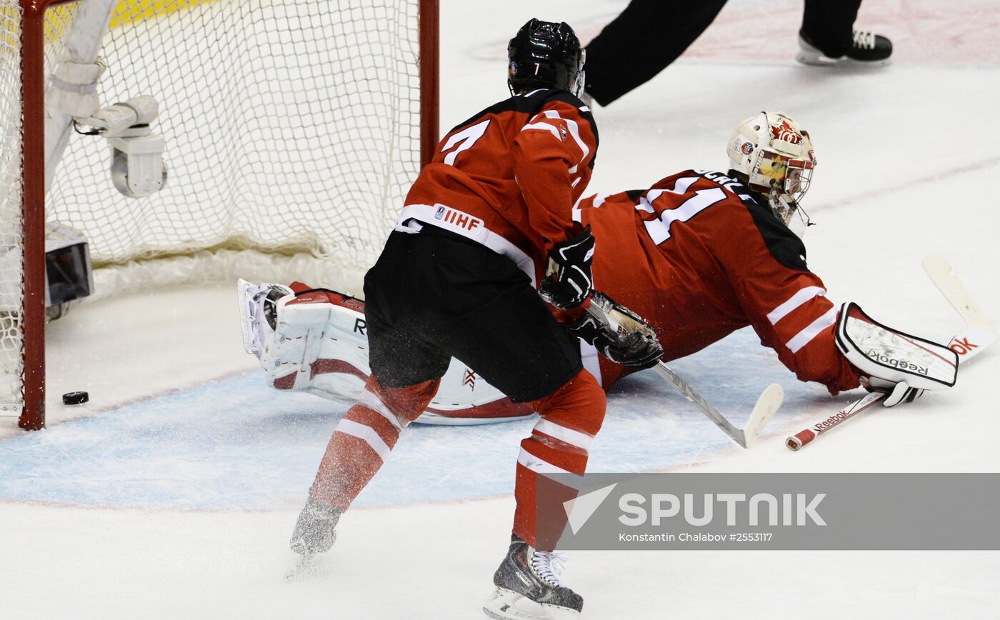 Ice Hockey World Junior Championships. Canada vs. Russia